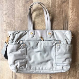 Grey Nylon Marc Jacobs Diaper Bag w/ Changing Pad