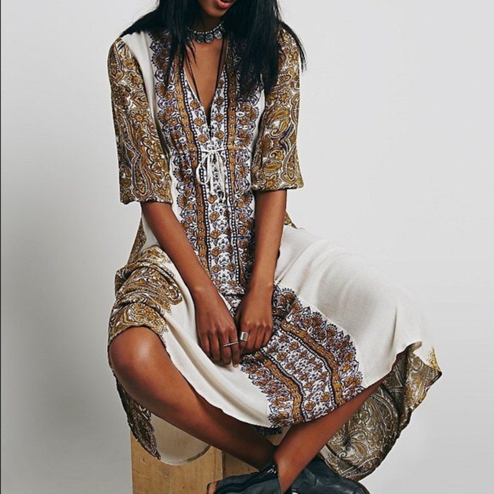 Free People Azalea Midi Dress NWOT