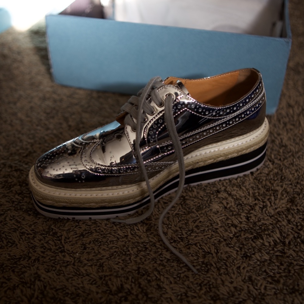 *SOLD* Prada Creeper Espadrilles