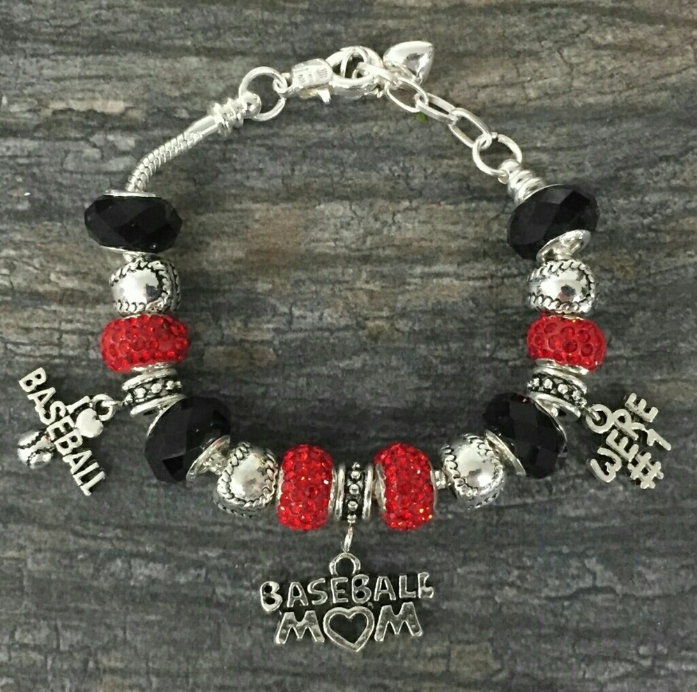 Baseball Mom Bracelet- Baseball Jewelry For Moms