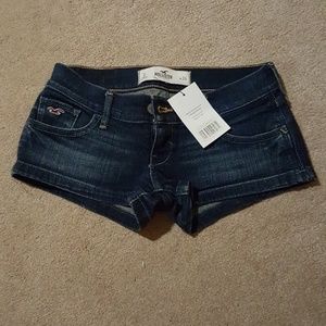 Hollister Low-Rise Denim Short-Shorts