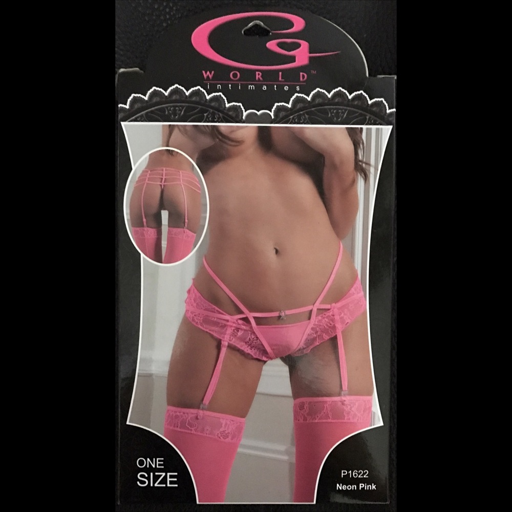 2pc Strappy Cheekini & Stockings