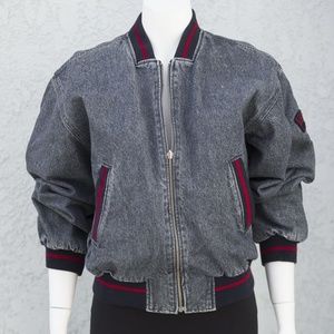 RARE Kenzo Jeans Denim Bomber Baseball Jacket