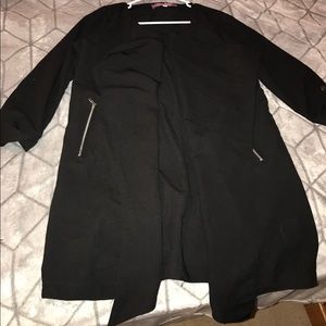 Black light weight trench style vest