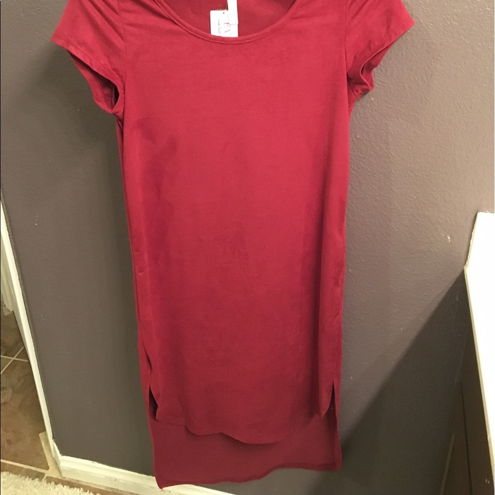 Suede dress