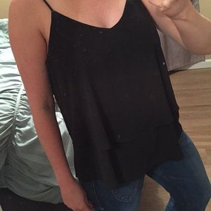 Boutique multilayer satin blouse