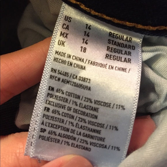 American Eagle Dark Wash High Waisted Jegging! - Picture 6 of 6