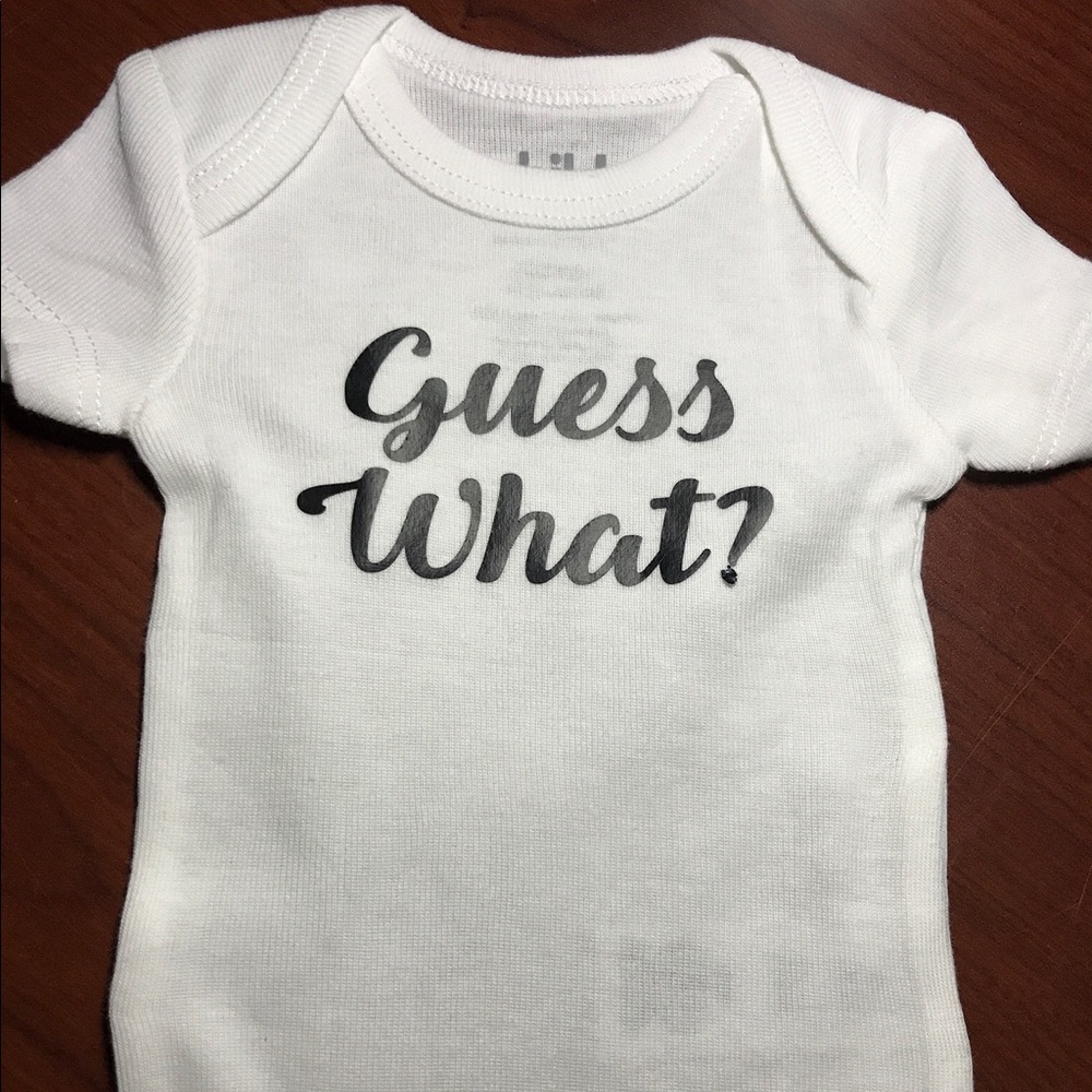 Guess What Onesie