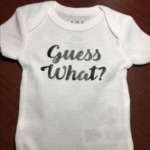 Guess What Onesie