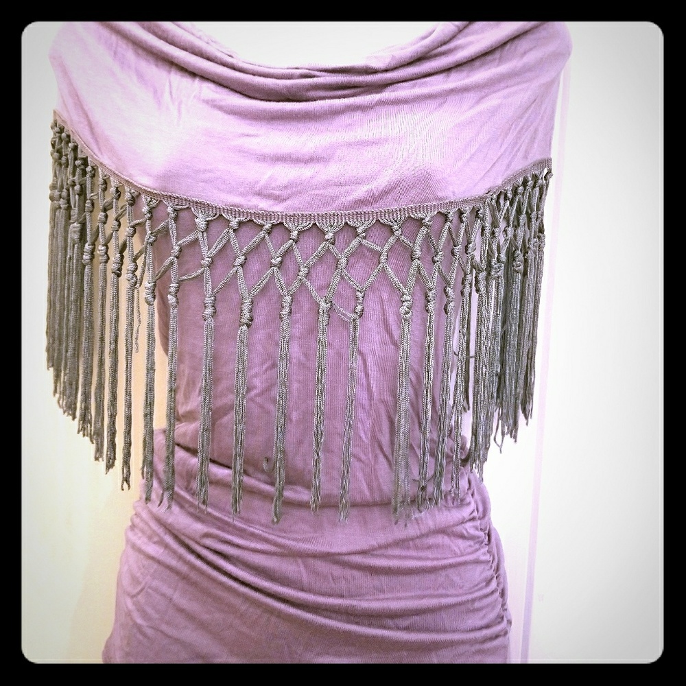 NEW Boho fringed shirt