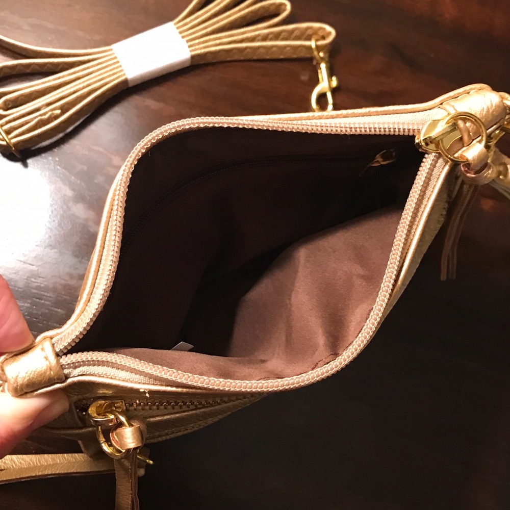 LAST ONE! Gold Crossbody/Wristlet 2 in 1 Combo! - Picture 3 of 8