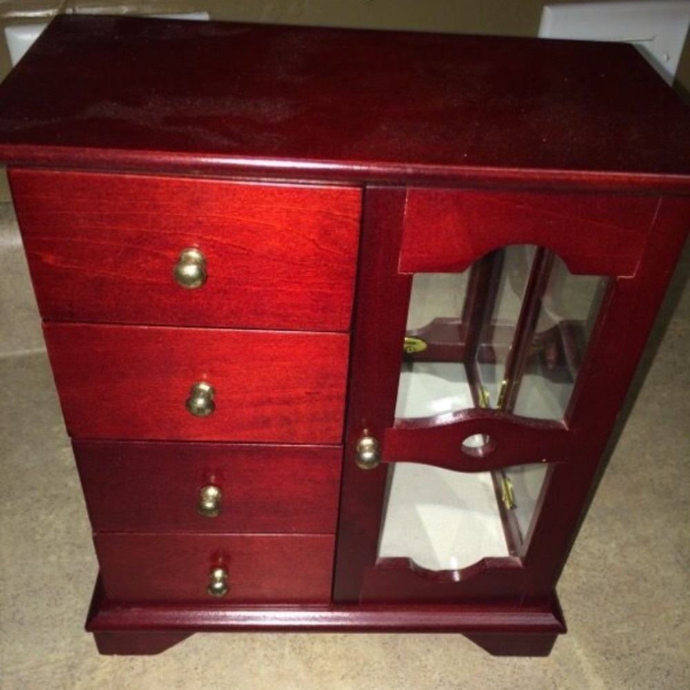 Cherry Wood Jewelry Box