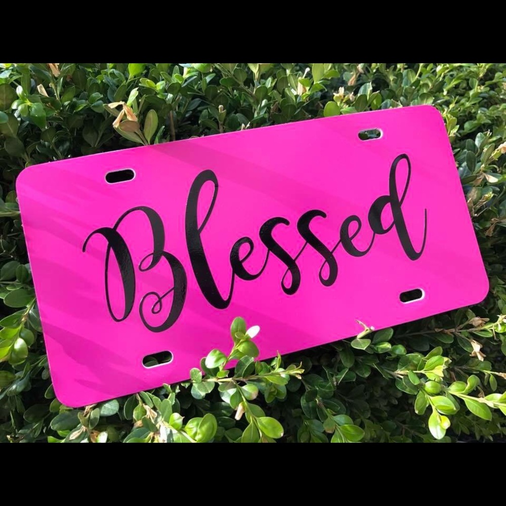 Blessed License Plate