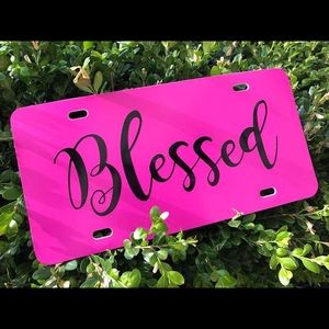 Blessed License Plate