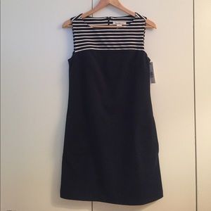 Laundry - preppy navy blue sheath dress NWT