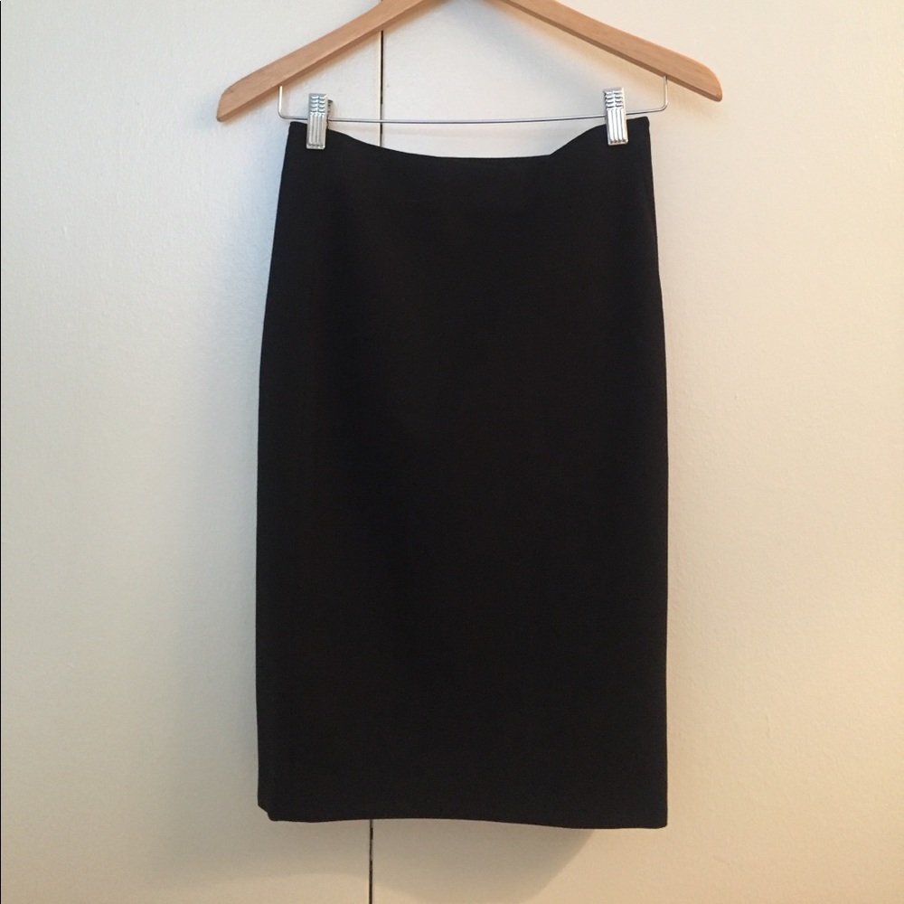 Diane Von Furstenberg black pencil skirt