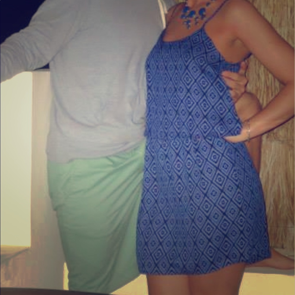 Francesca blue mini dress