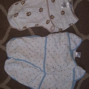 3 Aden + anais sleep swaddles