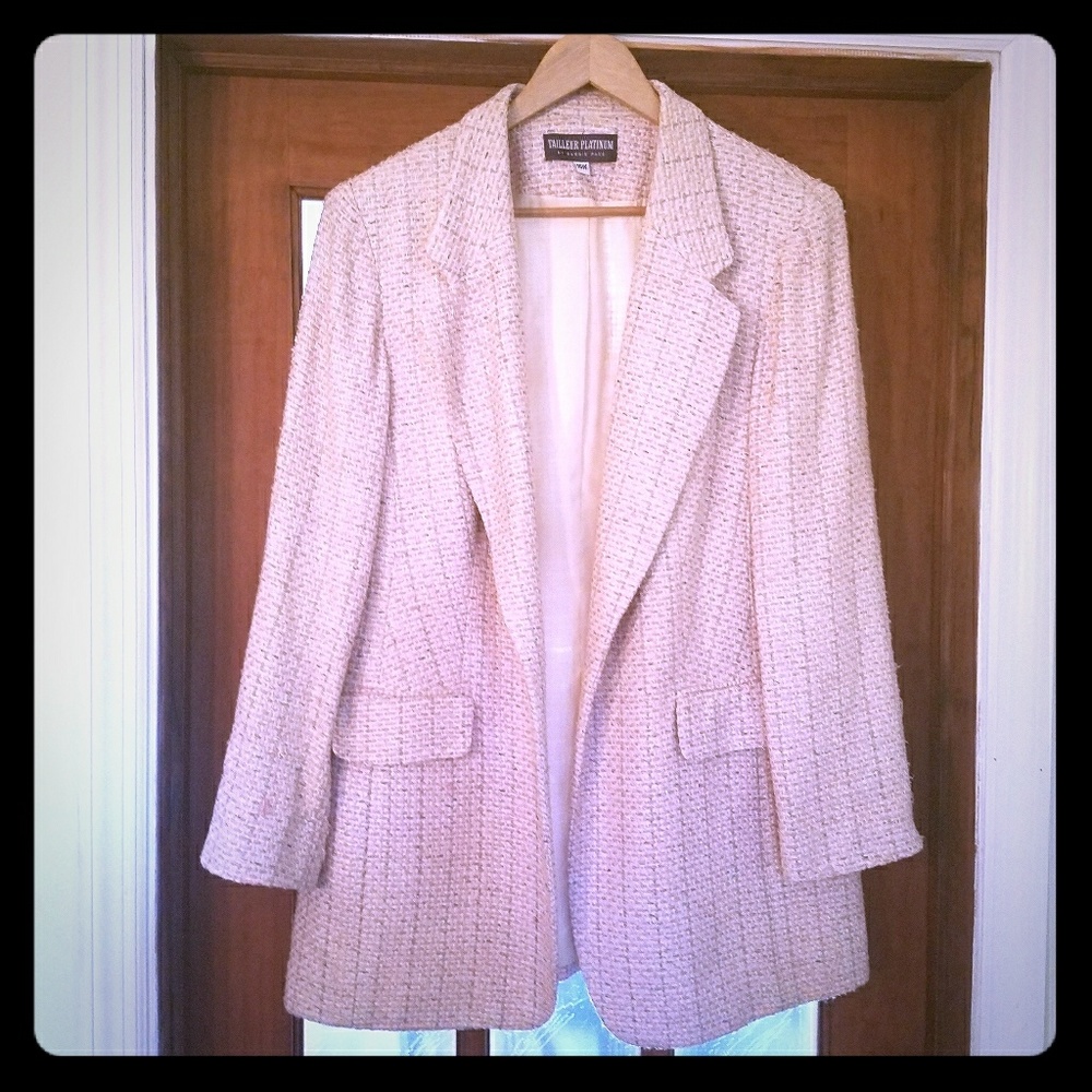 Pink Silk  Blazer