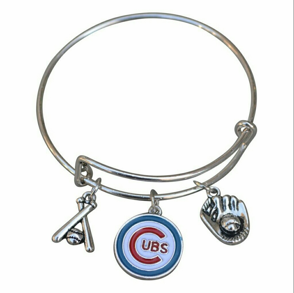 Chicago Cubs Bracelet, Chicago Cubs Jewelry