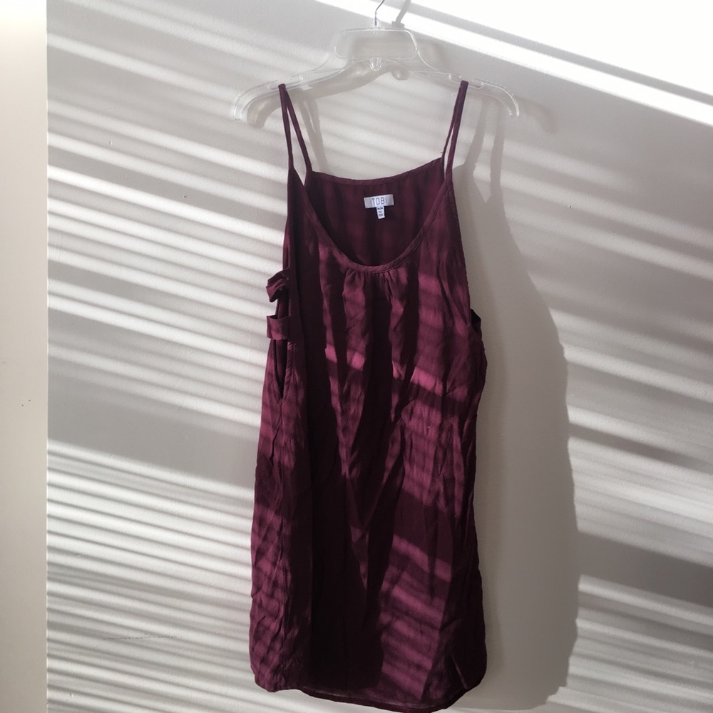 TOBI maroon dress