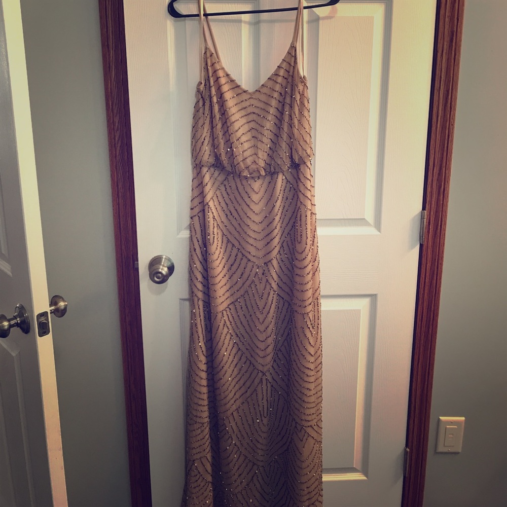 Adrianna papell beaded dress