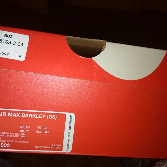 Nike Air Max Barkley (GS) Grey Dark - Picture 2 of 3