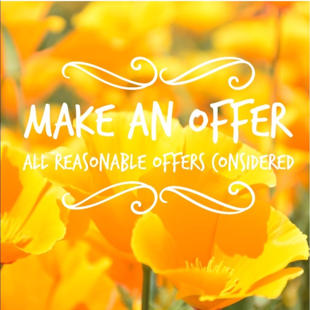 Reasonable offers welcome! No lowballs please!