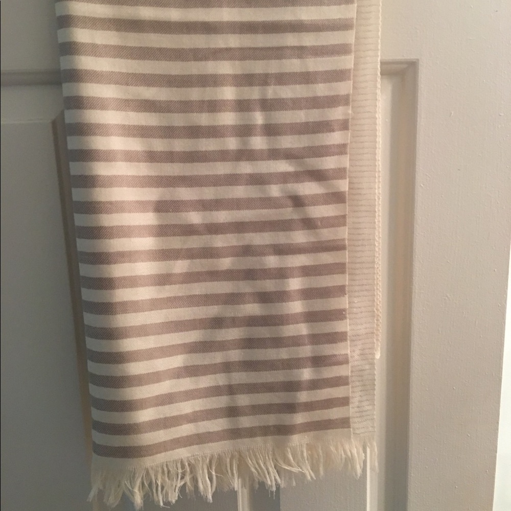J Crew striped scarf