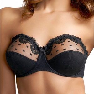 Fantasie "Samantha" Strapless Bra w/ lace 34G BNWT