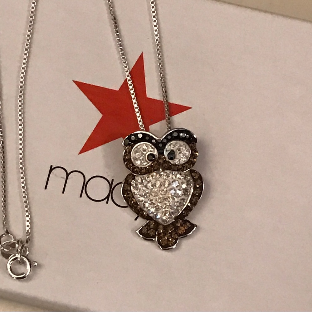 Sterling Silver (.925) Owl Necklace
