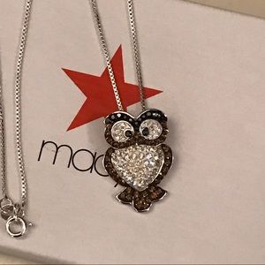 Sterling Silver (.925) Owl Necklace