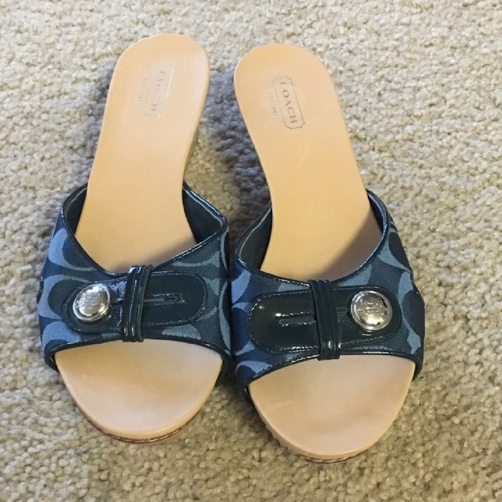 Coach Lee slip on sandals