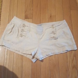 Express linen blend shorts