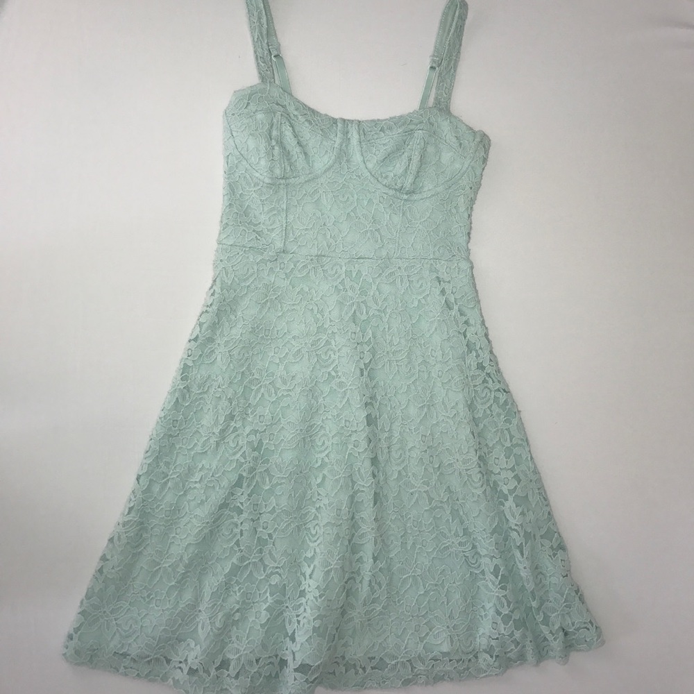 Light Blue Lace Dress