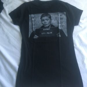 Supernatural Dean Mugshot T-Shirt