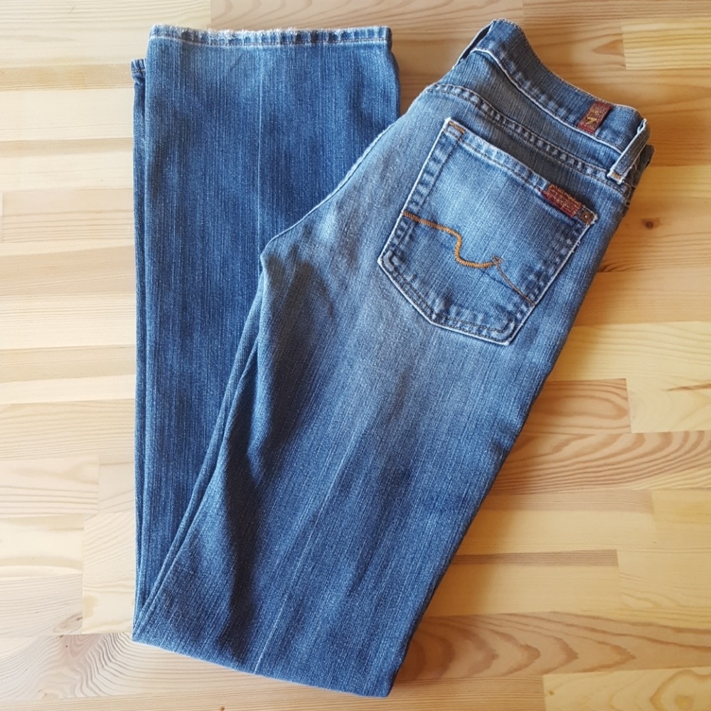 7 For All Mankind Jeans! Size 27, Inseam 34
