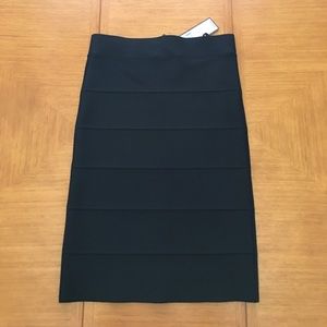 BCBGMAXAZRIA Alexa Black skirt