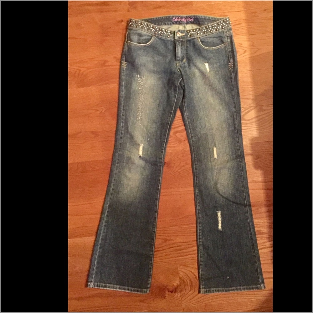 Celebrity Pink Denim Blue Jeans Size 4 Bootcut