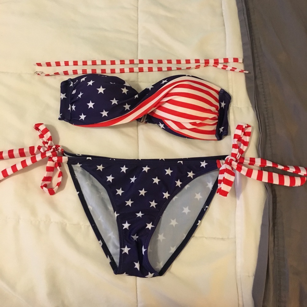 American flag bikini