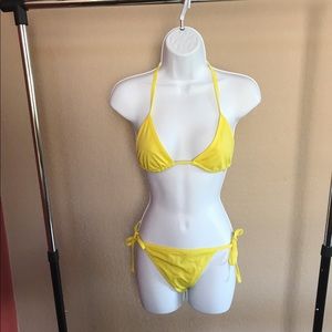 Victoria’s Secret Yellow Triangle Bikini