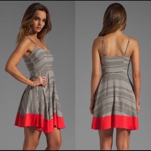 Jack by BB Dakota black and white striped dress