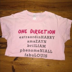 One Direction form fitting t-shirt