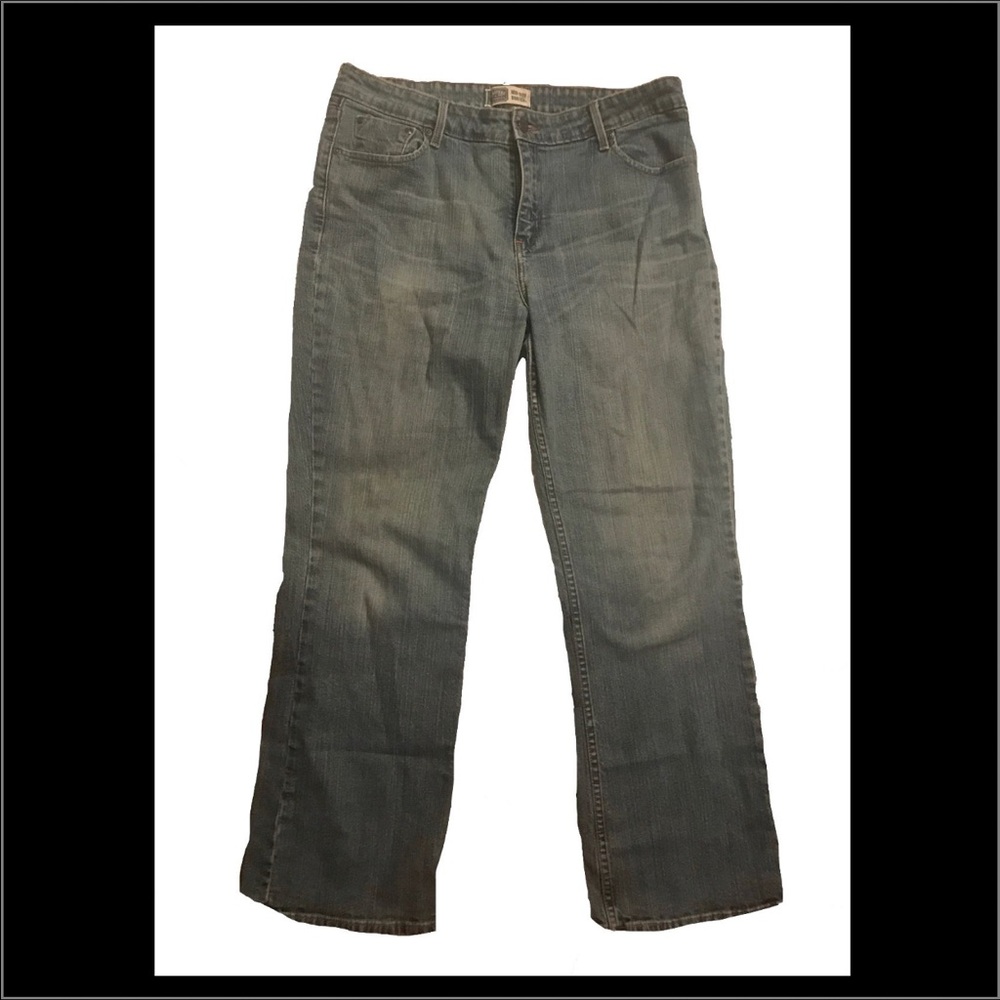 Levi Strauss Signature Misses Size 16 Blue Jeans
