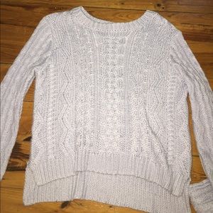 lilac cropped sweater