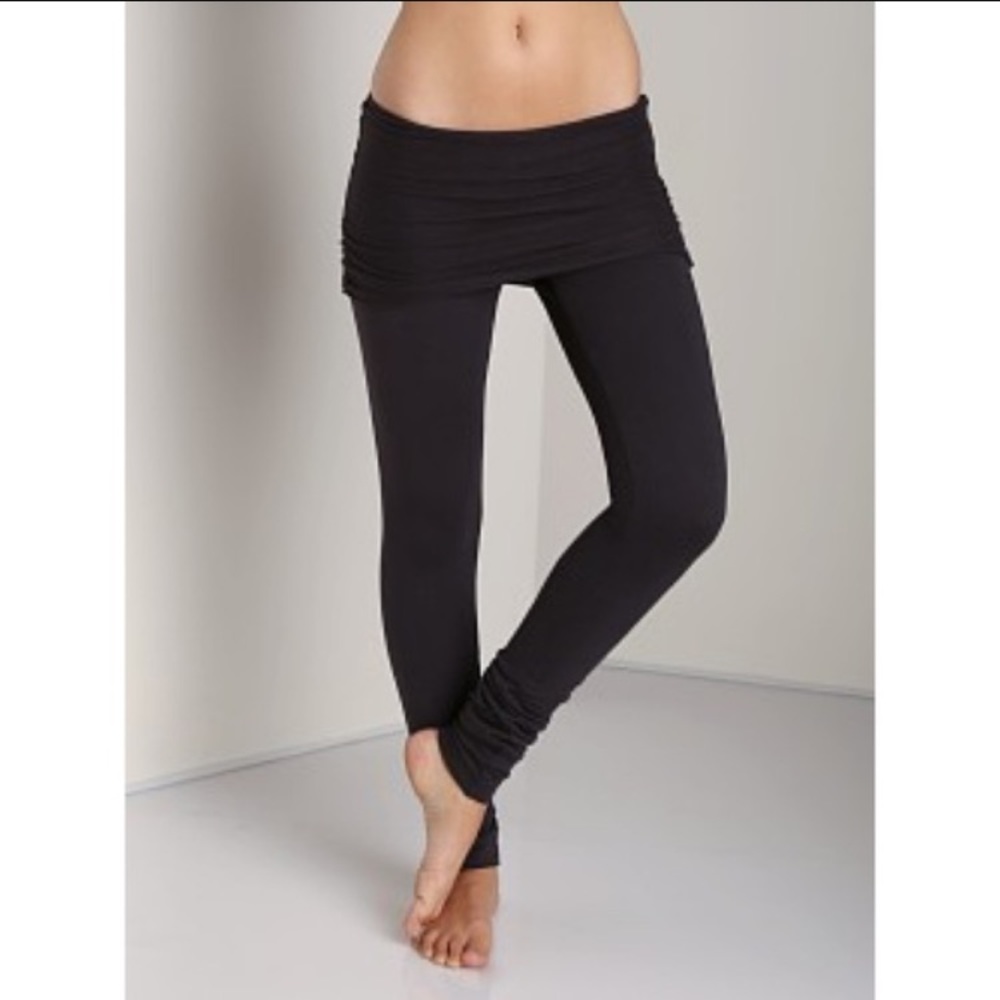 Nightcap fold over black leggings