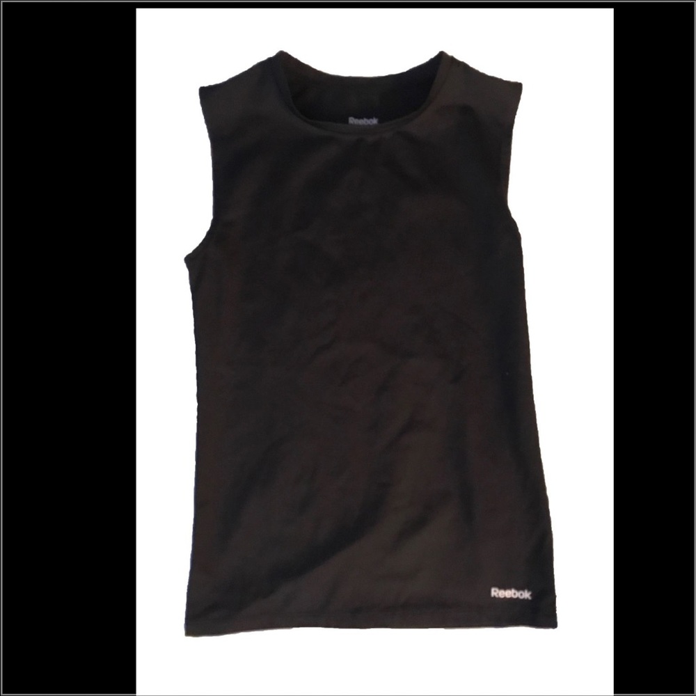 Size S (8-10) Reebok Black Sleeveless Shirt