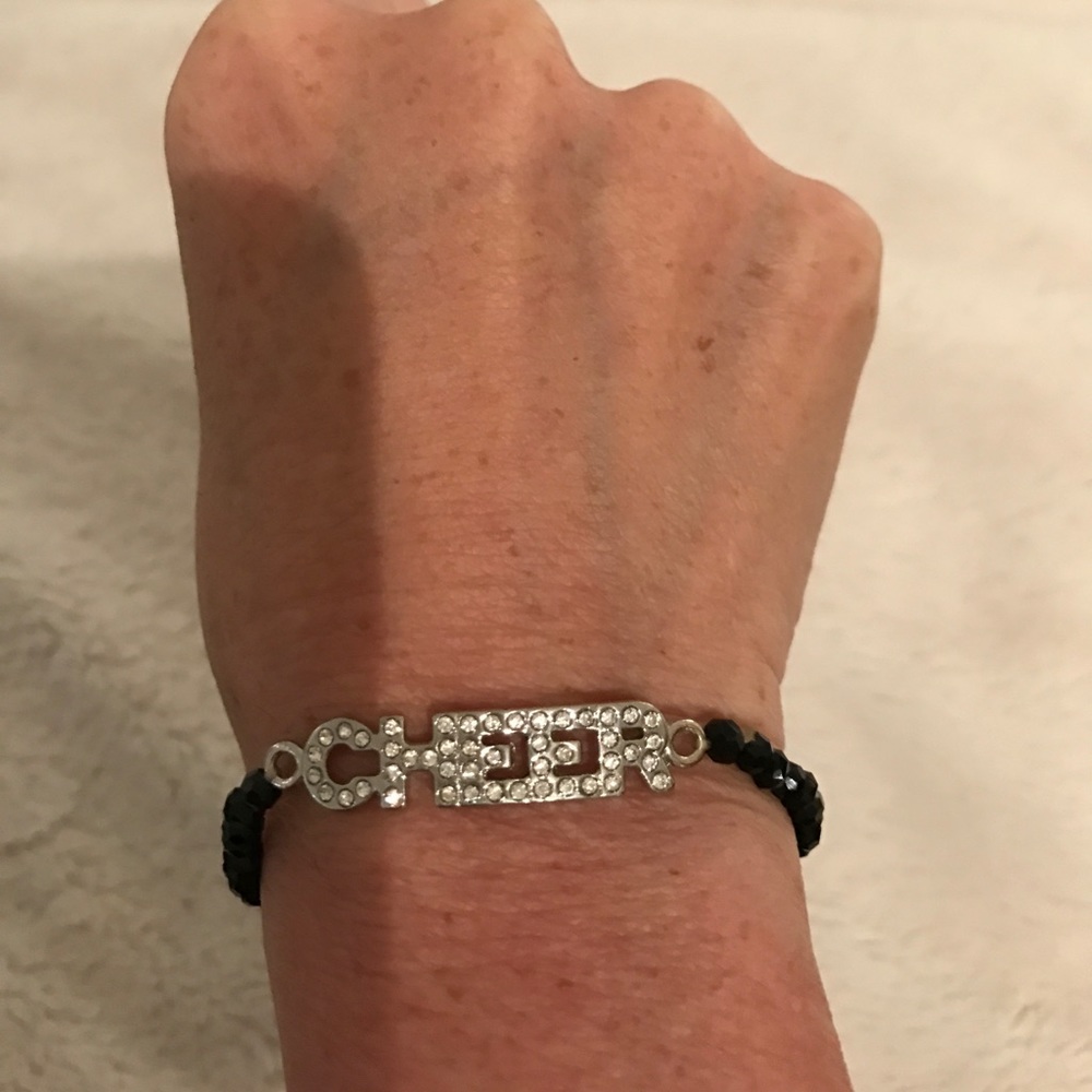 Crystal cheer bracelet NWOT