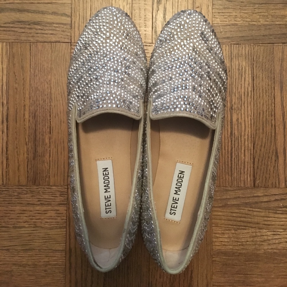 Steve Madden jeweled flats