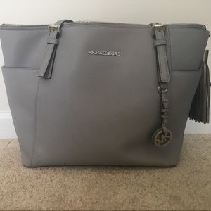 Michael Kors Grey Shoulder Bag